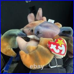 Ty Beanie Babies Claude the Crab Rare With Errors