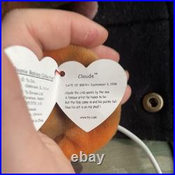 Ty Beanie Babies Claude the Crab Rare With Errors