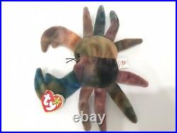 Ty Beanie Babies Claude the Crab Ultra Rare Errors Tags NWT Investment Quality