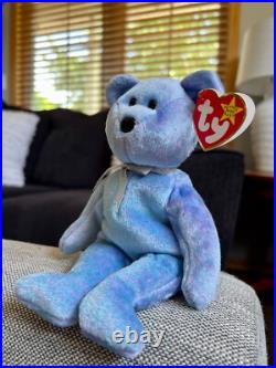 Ty Beanie Babies Clubby II RARE MINT CONDITION with Holographic Tag & Tag Errors
