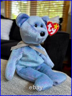 Ty Beanie Babies Clubby II RARE MINT CONDITION with Holographic Tag & Tag Errors