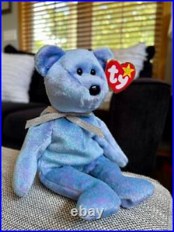 Ty Beanie Babies Clubby II RARE MINT CONDITION with Holographic Tag & Tag Errors