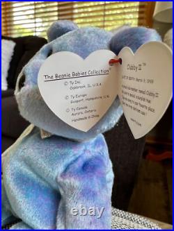 Ty Beanie Babies Clubby II RARE MINT CONDITION with Holographic Tag & Tag Errors