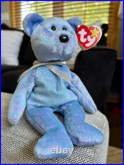 Ty Beanie Babies Clubby II RARE MINT CONDITION with Holographic Tag & Tag Errors