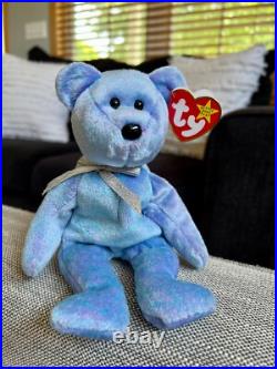 Ty Beanie Babies Clubby II RARE MINT CONDITION with Holographic Tag & Tag Errors