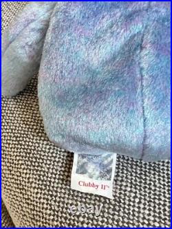 Ty Beanie Babies Clubby II RARE MINT CONDITION with Holographic Tag & Tag Errors