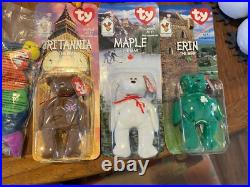 Ty Beanie Babies Collection of 30, RARE, Many with Errors, Mint One Owner