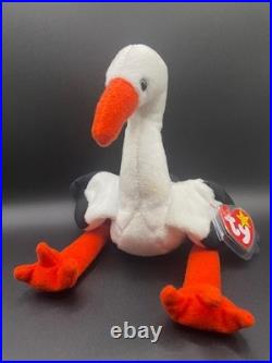 Ty Beanie Babies Crane Stilts Original 1999 Collectible Rare Plush Toy New