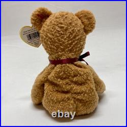 Ty Beanie Babies Curly Bear DOB April 1996 Hang/93 Tush Tag Errors Rare HTF 4052