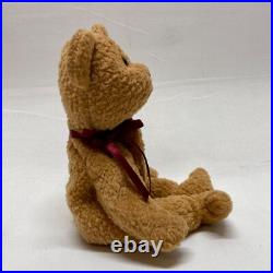 Ty Beanie Babies Curly Bear DOB April 1996 Hang/93 Tush Tag Errors Rare HTF 4052