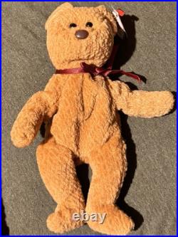 Ty Beanie Babies Curly The Bear Plush Toy 4052 EXTREMELY RARE WITH ERRORS