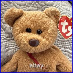 Ty Beanie Babies Curly the Bear Plush Toy Vintage 4052 Rare With Errors