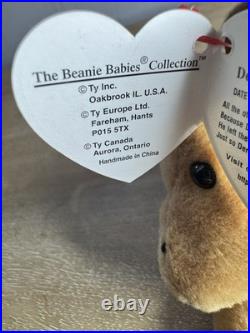 Ty Beanie Babies Derby The Horse 1995 Yarn Mane RARE 11 ERRORS PVC Pellets