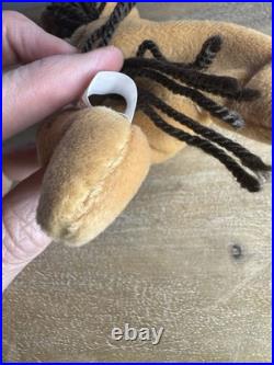 Ty Beanie Babies Derby The Horse 1995 Yarn Mane RARE 11 ERRORS PVC Pellets
