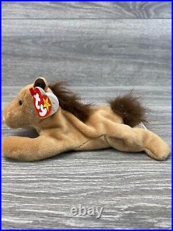 Ty Beanie Babies Derby the Horse Rare Retired with Tag Errors