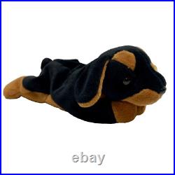 Ty Beanie Babies Doby 4110 Doberman Dog 1996 Retired PVC Pellets Rare Vtg Plush