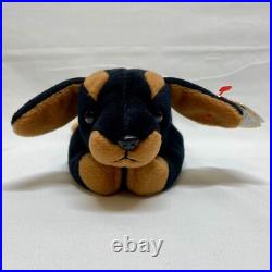 Ty Beanie Babies Doby 4110 Doberman Dog 1996 Retired PVC Pellets Rare Vtg Plush