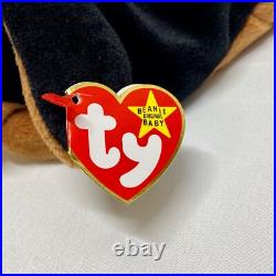 Ty Beanie Babies Doby 4110 Doberman Dog 1996 Retired PVC Pellets Rare Vtg Plush