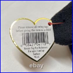 Ty Beanie Babies Doby 4110 Doberman Dog 1996 Retired PVC Pellets Rare Vtg Plush