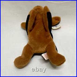 Ty Beanie Babies Doby 4110 Doberman Dog 1996 Retired PVC Pellets Rare Vtg Plush