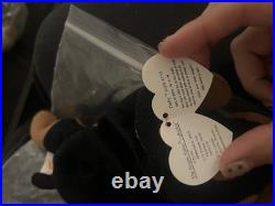 Ty Beanie Babies Doby the Doberman 1996 with Hang Tag PVC PELLETS RARE