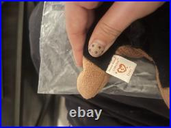 Ty Beanie Babies Doby the Doberman 1996 with Hang Tag PVC PELLETS RARE Ty Beanie Babies Doby the Doberman 1996 with Hang Tag PVC PELLETS RARE