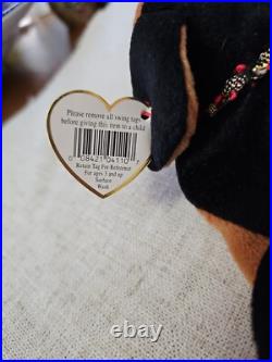 Ty Beanie Babies Doby the Doberman RARE tag errors Ty Beanie Babies Doby the Doberman RARE tag errors