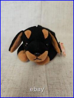 Ty Beanie Babies Doby the Doberman RARE tag errors Ty Beanie Babies Doby the Doberman RARE tag errors