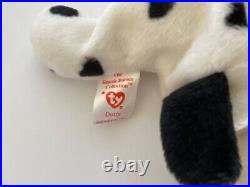 Ty Beanie Babies Dotty the Dalmatian Rare, Retired with PVC Pellets