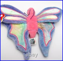 Ty Beanie Babies Flitter the Butterfly 1999 Mint Condition Retired RARE Pellets