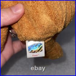 Ty Beanie Babies Fuzz Bear 1998 Retired Rare With Errors