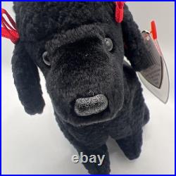Ty Beanie Babies Gigi Black Poodle Dog 1997 1998 RARE, ERRORS Retired, Baby 6