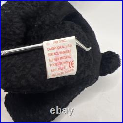 Ty Beanie Babies Gigi Black Poodle Dog 1997 1998 RARE, ERRORS Retired, Baby 6