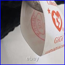 Ty Beanie Babies Gigi Black Poodle Dog 1997 1998 RARE, ERRORS Retired, Baby 6