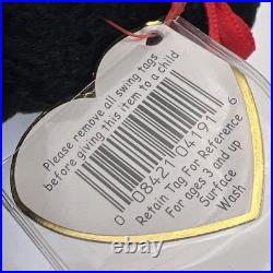 Ty Beanie Babies Gigi Black Poodle Dog 1997 1998 RARE, ERRORS Retired, Baby 6