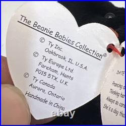 Ty Beanie Babies Gigi Black Poodle Dog 1997 1998 RARE, ERRORS Retired, Baby 6