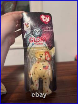 Ty Beanie Babies Glory The Bear Very Rare 1999 New In Package