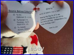 Ty Beanie Babies Glory the Bear. RARE, ERRORS, MINT! BEAUTIFUL BEAR, CLEAN, WOW
