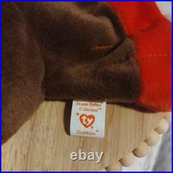 Ty Beanie Babies Gobbles the Turkey, Rare with Tag Errors and PVC Pellets Ty Beanie Babies Gobbles the Turkey, Rare with Tag Errors and PVC Pellets
