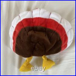 Ty Beanie Babies Gobbles the Turkey Ultra Rare with All the Tag Errors- Retired