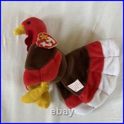 Ty Beanie Babies Gobbles the Turkey Ultra Rare with All the Tag Errors- Retired