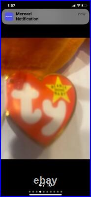Ty Beanie Babies Goldie the Goldfish 4023 PVC Pellets RARE Mint Ty Beanie Babies Goldie the Goldfish 4023 PVC Pellets RARE Mint