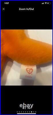 Ty Beanie Babies Goldie the Goldfish 4023 PVC Pellets RARE Mint Ty Beanie Babies Goldie the Goldfish 4023 PVC Pellets RARE Mint