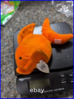 Ty Beanie Babies Goldie the Goldfish Rare- Tag Errors