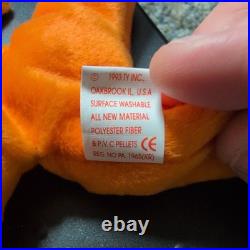 Ty Beanie Babies Goldie the Goldfish Rare- Tag Errors