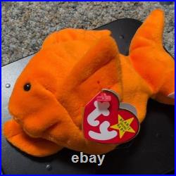Ty Beanie Babies Goldie the Goldfish Rare- Tag Errors