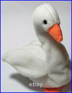 Ty Beanie Babies Gracie Style 4126 The Swan 1996 P. V. C Pellets Rare