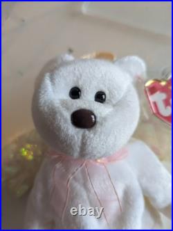 Ty Beanie Babies HALO Baby Brown Nose Tag Errors Rare Vintage Collectible 90s Ty Beanie Babies HALO Baby Brown Nose Tag Errors Rare Vintage Collectible 90s