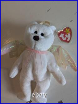 Ty Beanie Babies HALO Baby Brown Nose Tag Errors Rare Vintage Collectible 90s Ty Beanie Babies HALO Baby Brown Nose Tag Errors Rare Vintage Collectible 90s