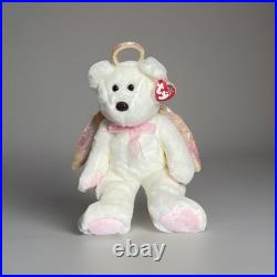 Ty Beanie Babies Halo Angel White Bear 1998 BROWN Nose RARE ERRORS Retired Baby Ty Beanie Babies Halo Angel White Bear 1998 BROWN Nose RARE ERRORS Retired Baby